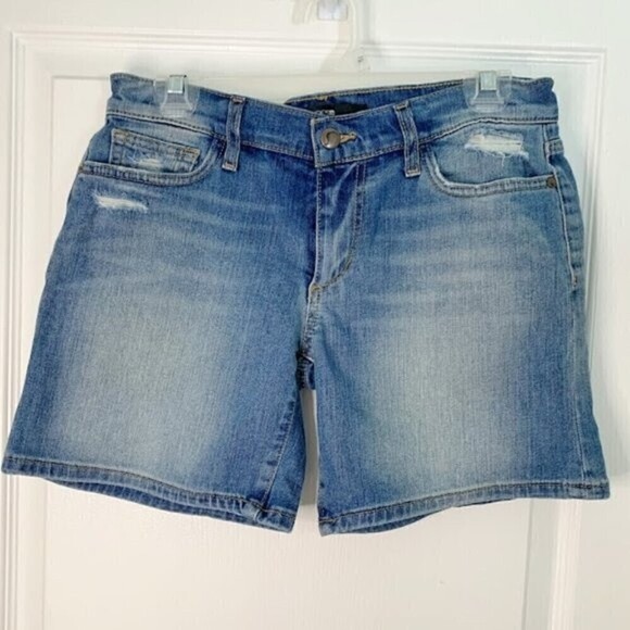 Joe's Jeans Denim Dana Distressed Casual Summer Medium Wash Shorts - Picture 16 of 16